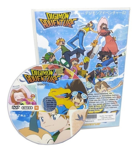Box Dvd Digimon Adventure Dublado + Digimon Tri 6 Filmes